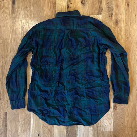 Mens Brooks Brothers 100% Cotton Plaid Long Sleeve Button-Down SZ L - Picture 5 of 5